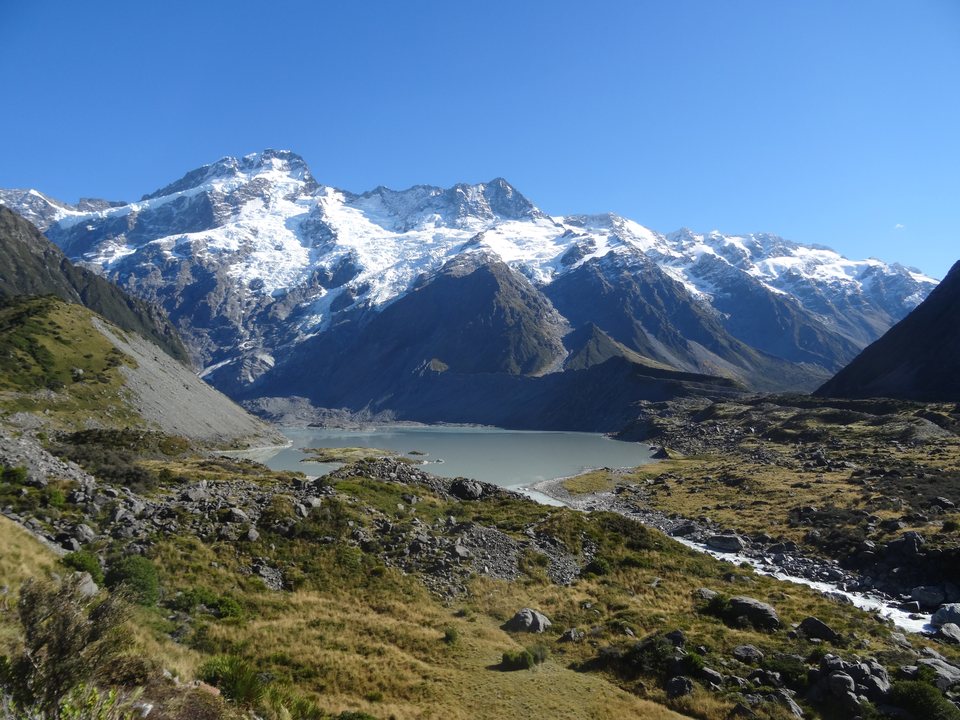 Le mont Cook et le lac Pukaki