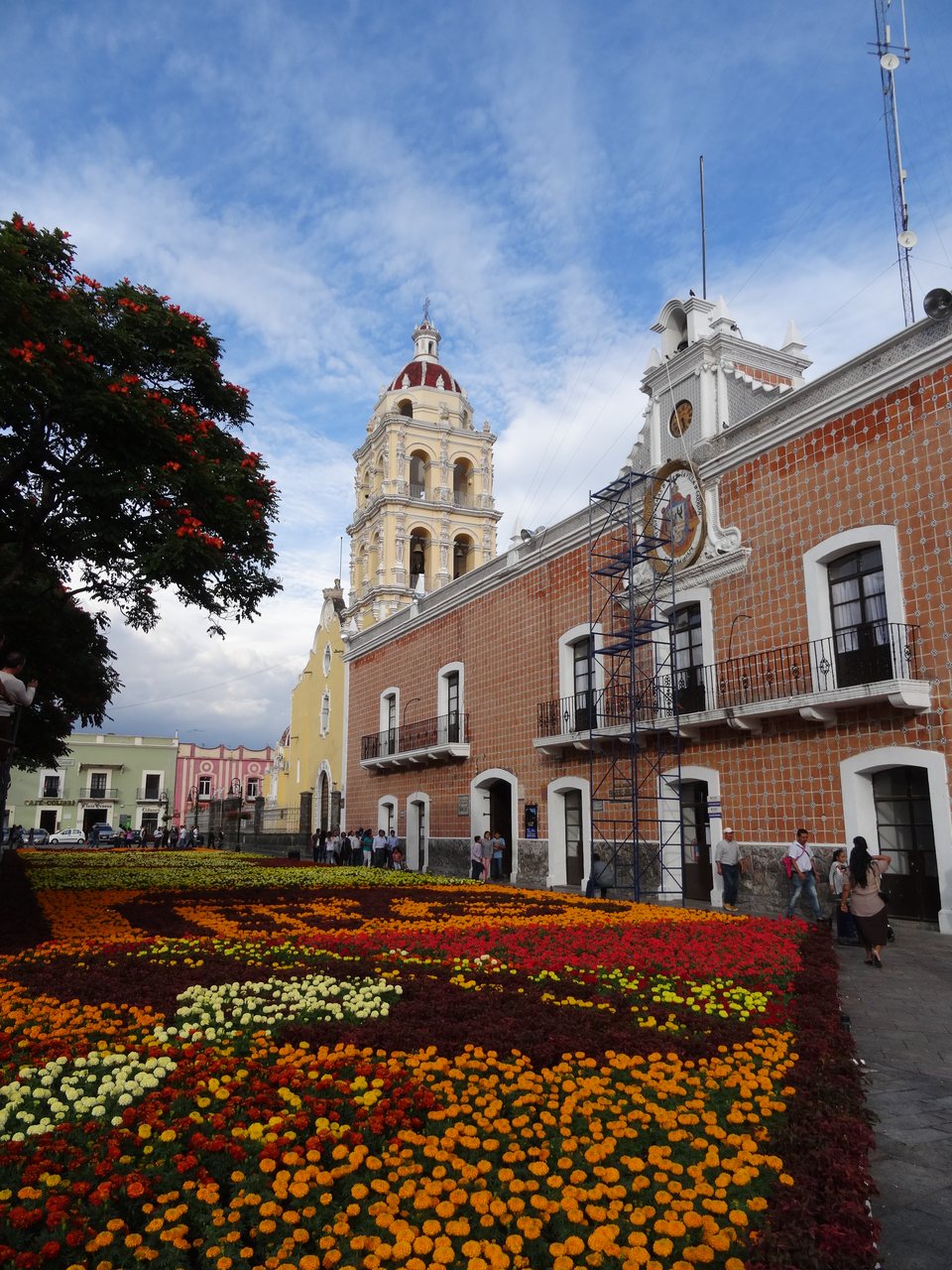 Villages autour de Puebla, Mexique