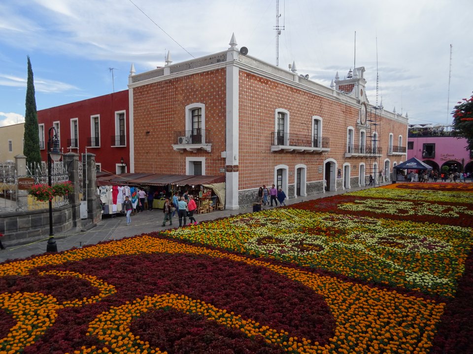 Villages autour de Puebla, Mexique